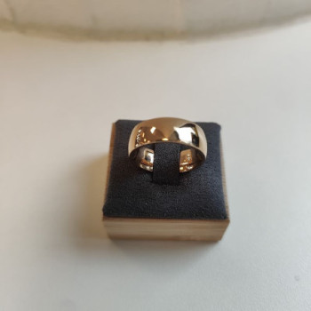 BAGUE 18K 14.10 GRS  DMT INTERIEUR