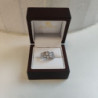 BAGUE SERGIO FERRIS 18K DMT 0.11CT 6.57GRS T54