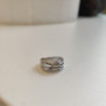 BAGUE SERGIO FERRIS 18K DMT 0.11CT 6.57GRS T54