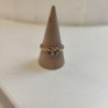 BAGUE OR JAUNE 18K 4.1GR DIAMANT T58