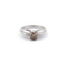 BAGUE OR BLANC 18K 3.33G DIAMANT 0.94CT T.54