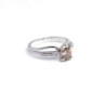 BAGUE OR BLANC 18K 3.33G DIAMANT 0.94CT T.54