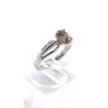 BAGUE OR BLANC 18K 3.33G DIAMANT 0.94CT T.54