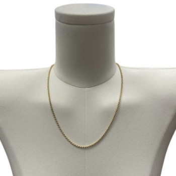 COLLIER EN OR 18K 12.68GR JAUNE 52CM