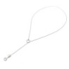 COLLIER LASSO GUCCI OR BLANC 18K 3.96G 