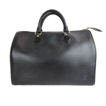 LOUIS VUITTON SPEEDY 35 CUIR EPI NOIR