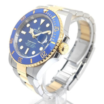 ROLEX SUBMARINER DATE 41 BLUSEY TWO TONE BLUE DIAL