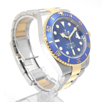 ROLEX SUBMARINER DATE 41 BLUSEY TWO TONE BLUE DIAL