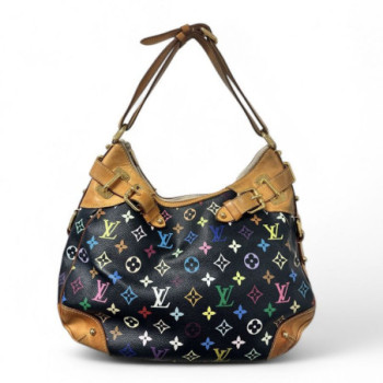 LOUIS VUITTON GRETA SHOULDER BAG M40196 MONOGRAM MULTICOLORE BLACK