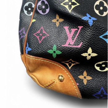 LOUIS VUITTON GRETA SHOULDER BAG M40196 MONOGRAM MULTICOLORE BLACK