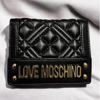 PORTEFEUILLE LOVE MOSCHINO QUILTED