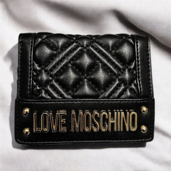 PORTEFEUILLE LOVE MOSCHINO QUILTED