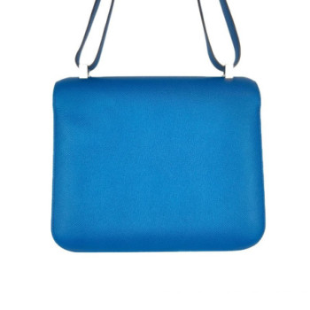 HERMES CONSTANCE 24 CUIR EPSOM BLEU IZMIR