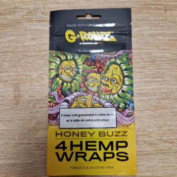 -ROLLZ HONEY FLAVORED HEMP WRAPS 4ER