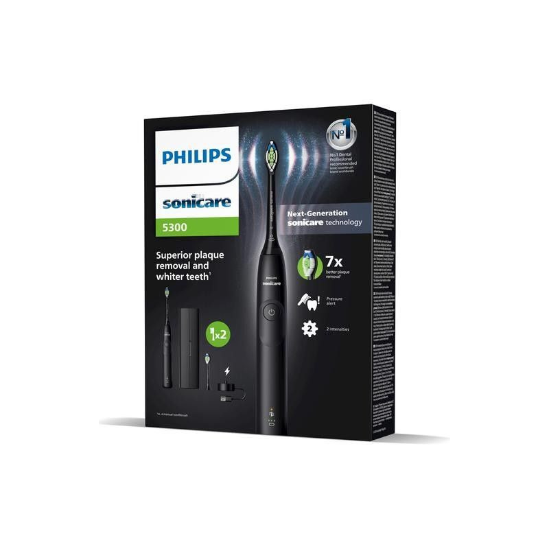 PHILIPS SONICARE 5300 SERIES BLACK ELECTRIC TOOTHBRUSH