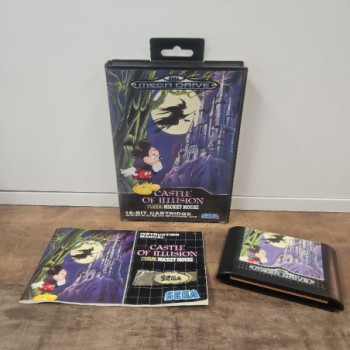 CASTLE OF ILLUSION MEGA DRIVE  + NOTICE