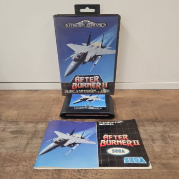 AFTER BURNER II  SEGA GENESIS  + NOTICE