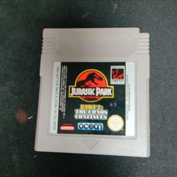 JURASSIC PARK PART 2 THE CHAOS CONTINUE GAME BOY JEU SEUL