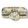 BAGUE OR 18CT 9.43 DIAMANTS