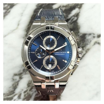 MAURICE LACROIX AIKON QUARTZ CHRONO 43.5MM BLUE