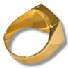 BAGUE OR JAUNE 18CT 6.95GRS T 62