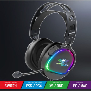 CASQUE PRO-H6 LED RAINBOW