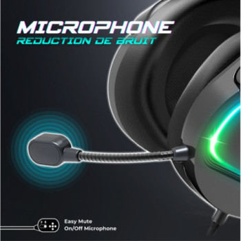 CASQUE PRO-H6 LED RAINBOW