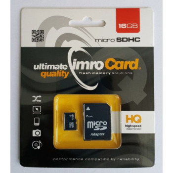 IMRO 16 GB MicroSDHC Classe 4