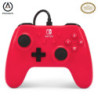 MANETTE FILAIRE POUR SWITCH - RASPBERRY RED