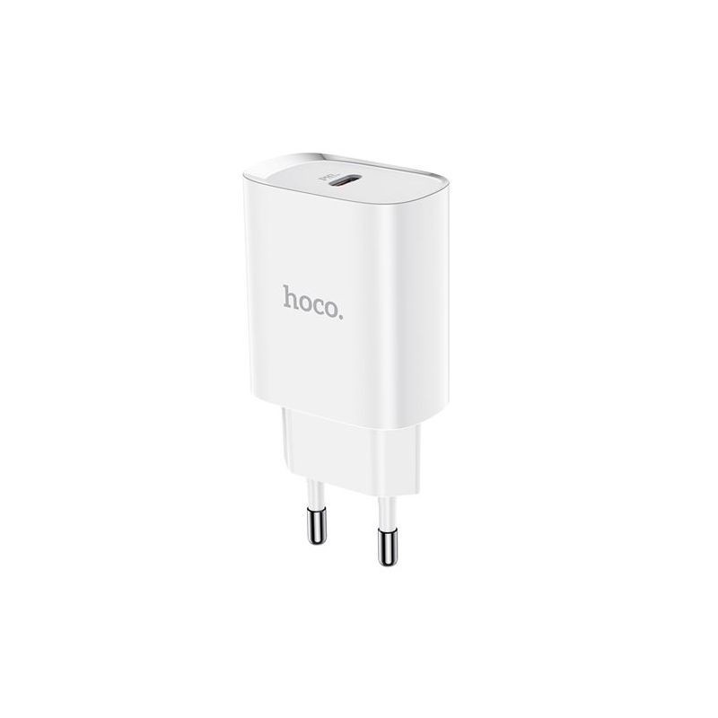 CHARGEUR SECTEUR HOCO N14 USB-C PD 20W BLANC