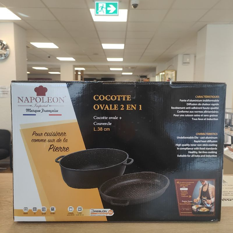 COCOTTE OVALE 36CM NAPOLEON CUI01197