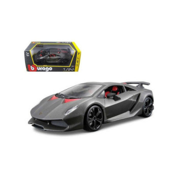 B 21061GRY LAMBORGHINI SESTO ELEMENTO MATT GREY 1-24 DIECAST CAR MODEL