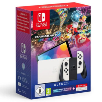 CONSOLE NINTENDO SWITCH OLED BLANCHE JEU NON INCLU