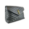 SAC A MAIN YVES SAINT LAURENT LOULOU MEDIUM CUIR VERT