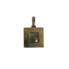 PENDENTIF CHOAPR CARRE EN OR JAUNE 18K HAPPY DIAMONDS