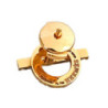 HERMES BOUTONS D OREILLES FINESSE OR+DIAMS 4.43GR