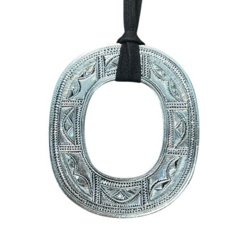 PENDENTIF HERMES EN ARGENT TOUAREG EN ARGENT