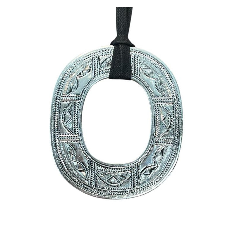 PENDENTIF HERMES EN ARGENT TOUAREG EN ARGENT