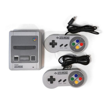 CONSOLE SNES SUPER NINTENDO MINI CLASSICS 2 MANETTES