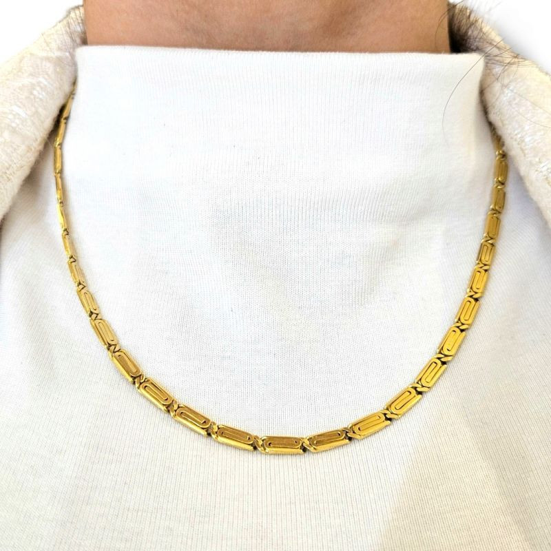 COLLIER OR JAUNE 18CT - 35.68GR - T62CM