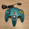 CONSOLE NINTENDO 64 TURQUOISE TRANSPARANTE + 1 MANETTE