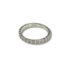 BAGUE CHOPARD ICE CUBE OR BLANC 2.56GRS 18CT DMTS T53