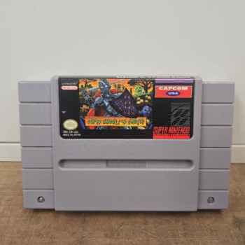 SUPER GHOUL S N GHOST SUPER NINTENDO US (CARTOUCHE SEULE)