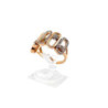 BAGUE OR ROSE 18K DIAMANTS 5.34G T.54