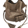 SAC LANCEL SEAU EN CUIR GRAINE