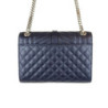 SAC A MAIN YVES SAINT LAURENT ENVELOPE MEDIUM BLEU FONCE