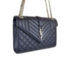 SAC A MAIN YVES SAINT LAURENT ENVELOPE MEDIUM BLEU FONCE