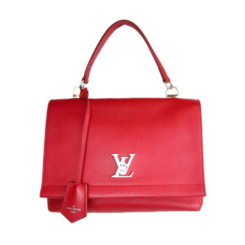 SAC A MAIN LOUIS VUITTON LOCKME II ROUGE