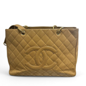 SAC CHANEL CAVIAR GST BEIGE