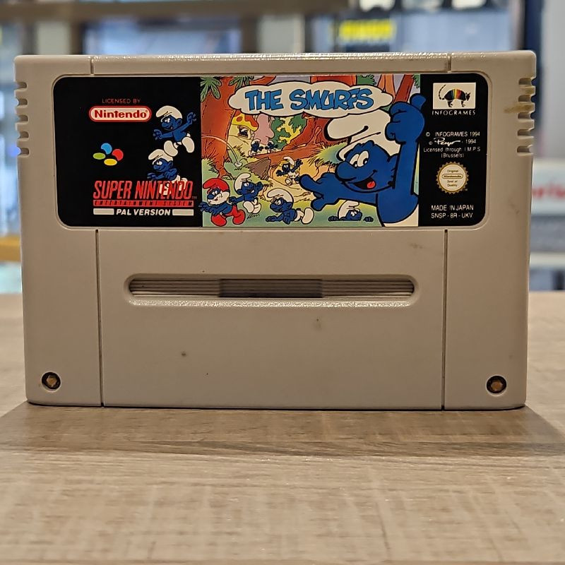 THE SMURFS SNES